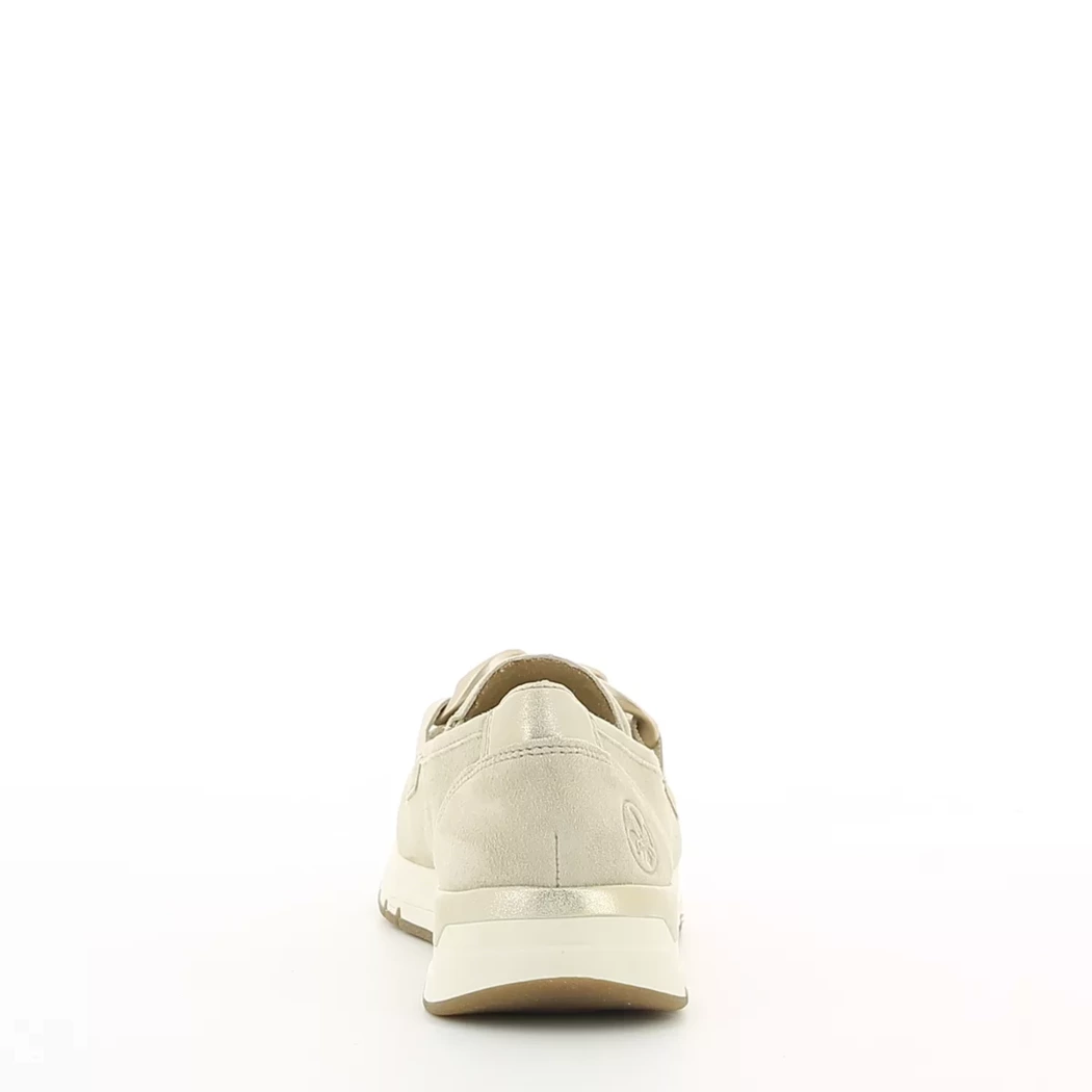 Image (3) de la chaussures Rieker - Mocassins Beige en Cuir nubuck