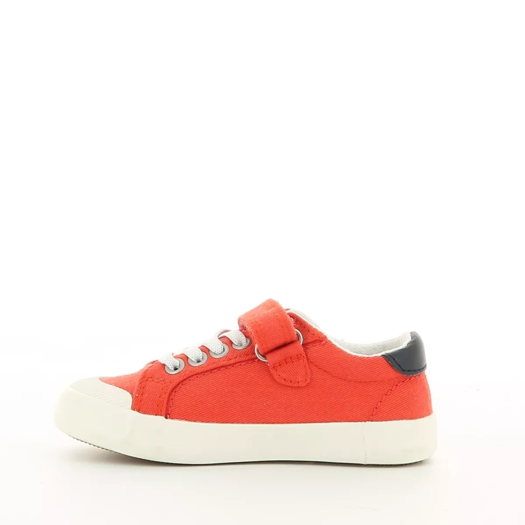 Image (4) de la chaussures Kickers - Baskets Rouge en Textile