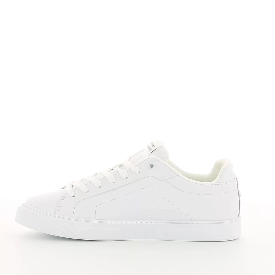 Image (4) de la chaussures Tommy Hilfiger - Baskets Blanc en Cuir