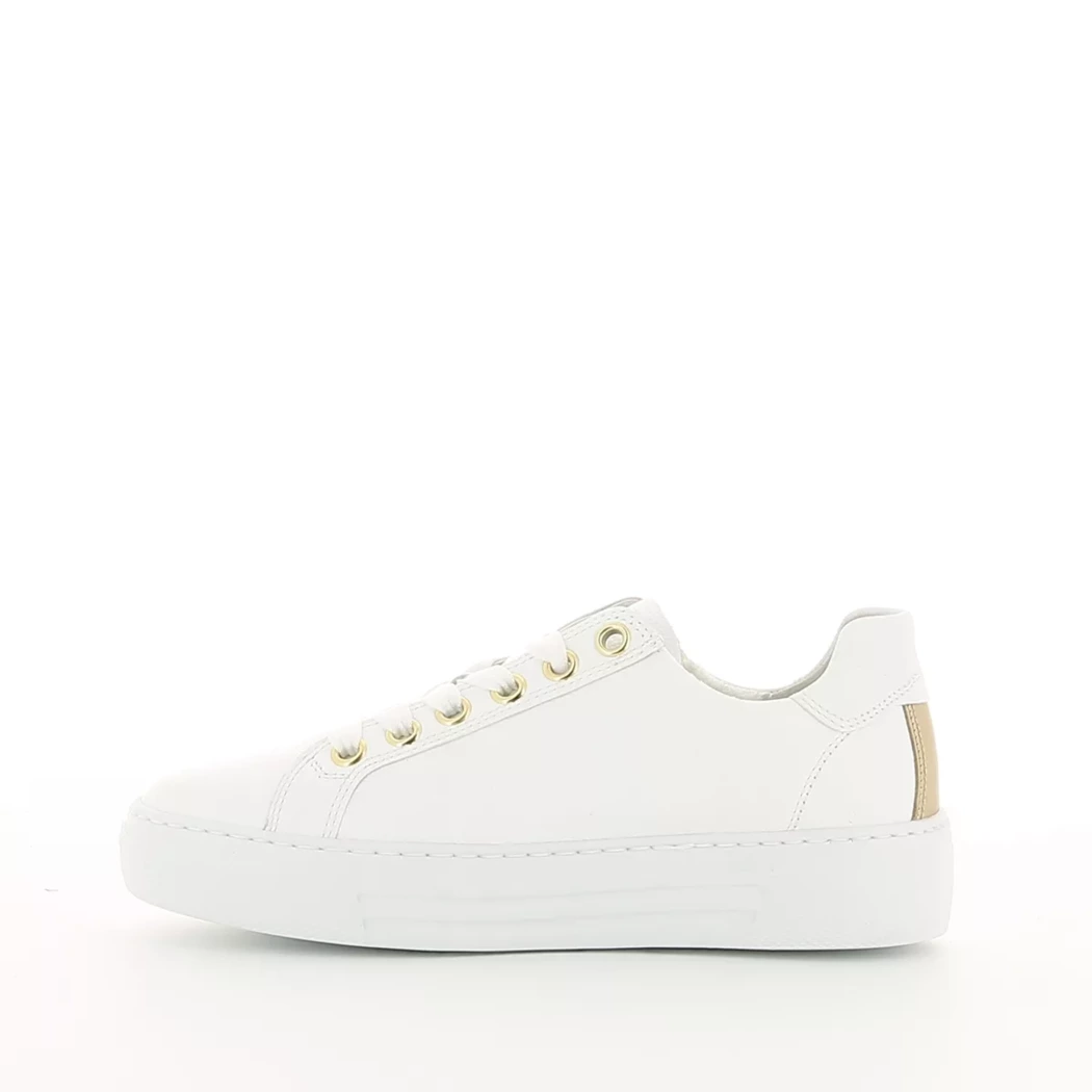 Image (4) de la chaussures Gabor. - Baskets Blanc en Cuir