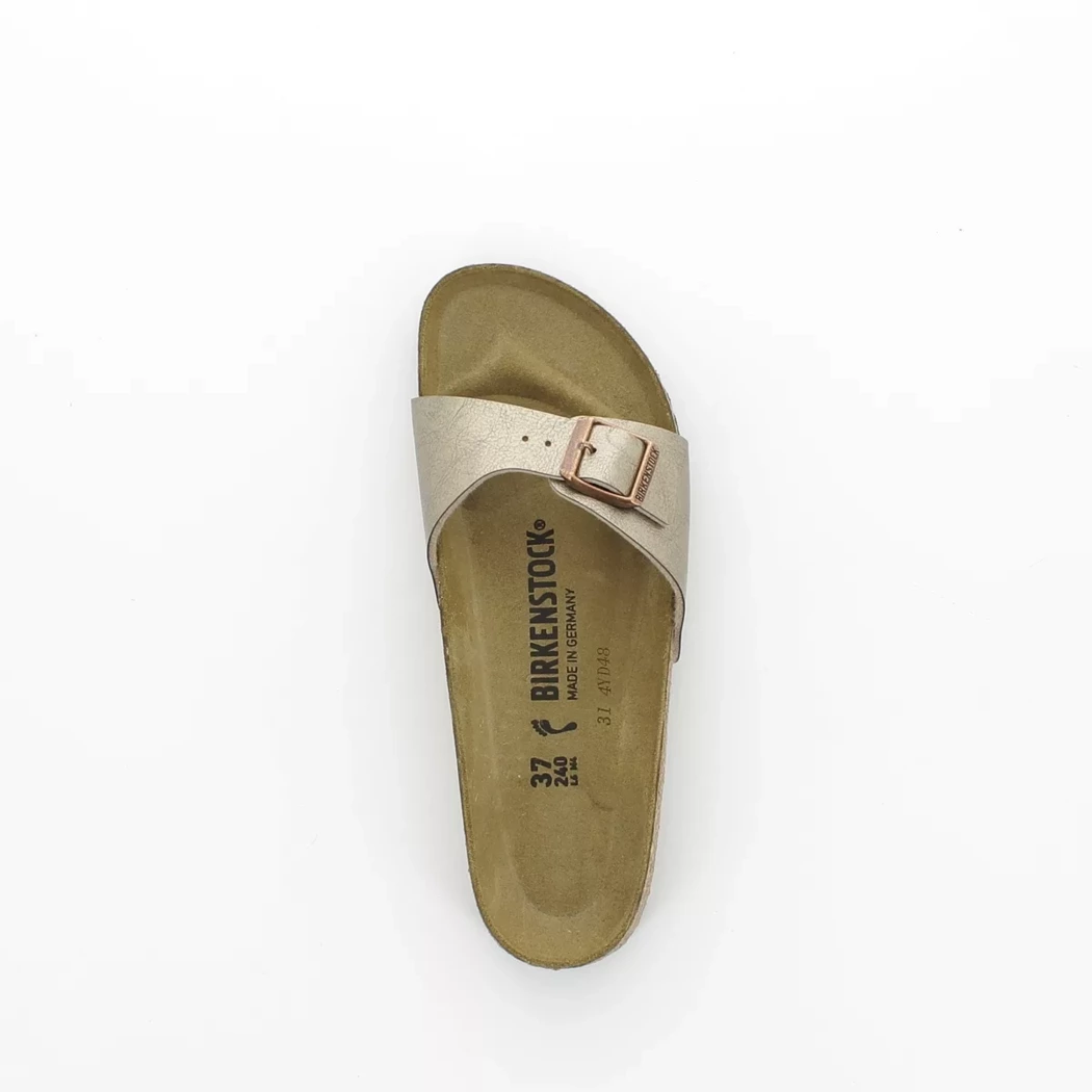 Image (6) de la chaussures Birkenstock - Mules et Sabots Taupe en Cuir synthétique