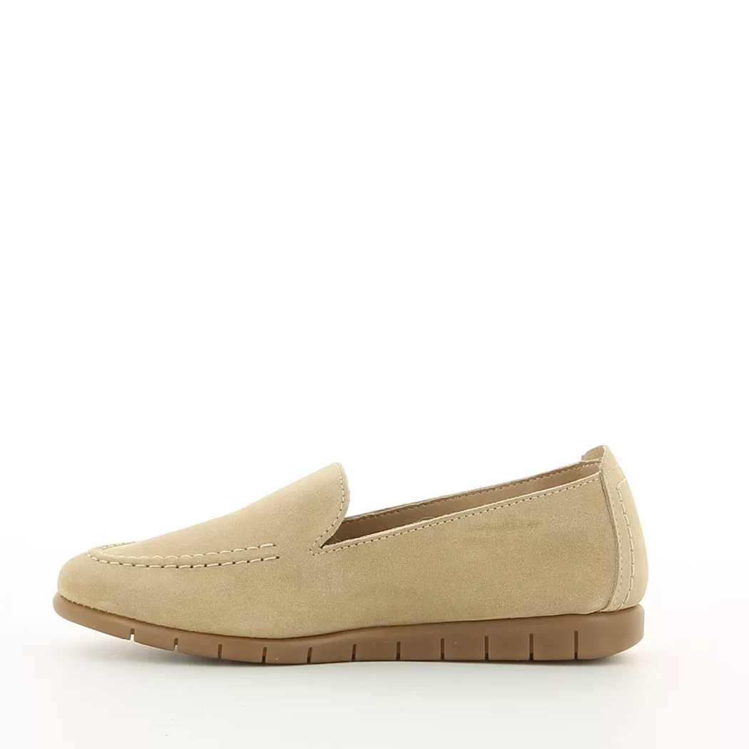 Image (4) de la chaussures Diabolo Studio - Mocassins Taupe en Cuir nubuck