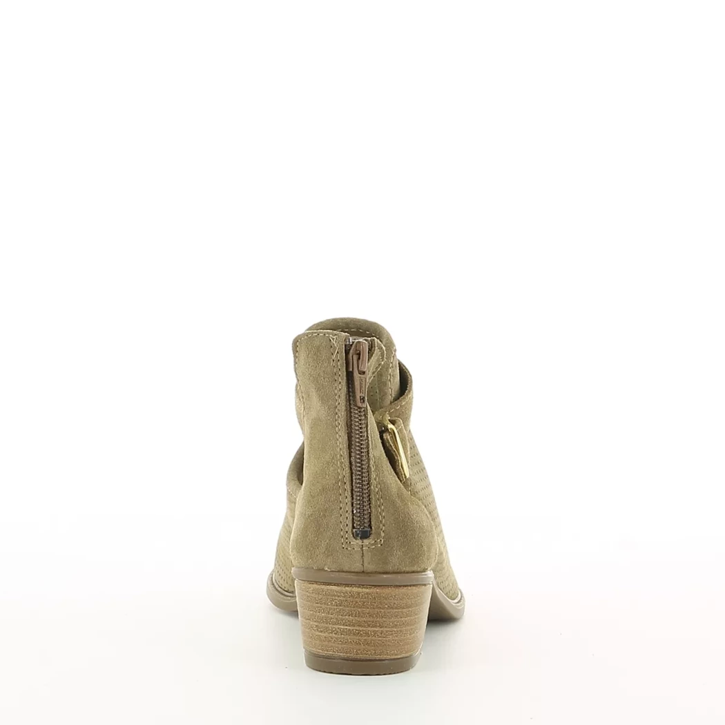 Image (3) de la chaussures Fleur de Safran - Boots Taupe en Cuir nubuck