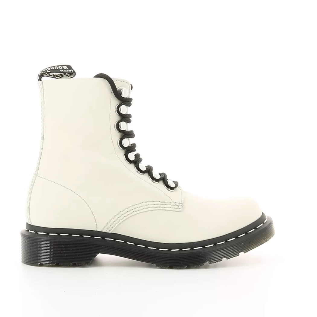 Image (2) de la chaussures Dr. Martens - Bottines Blanc en Cuir