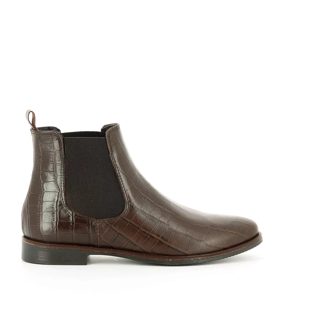 Image (2) de la chaussures Riva Blu - Boots Marron en Cuir