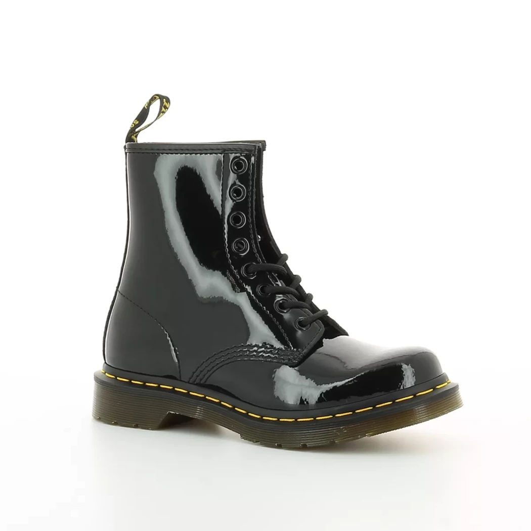 Image (1) de la chaussures Dr. Martens - Bottines Noir en Cuir vernis