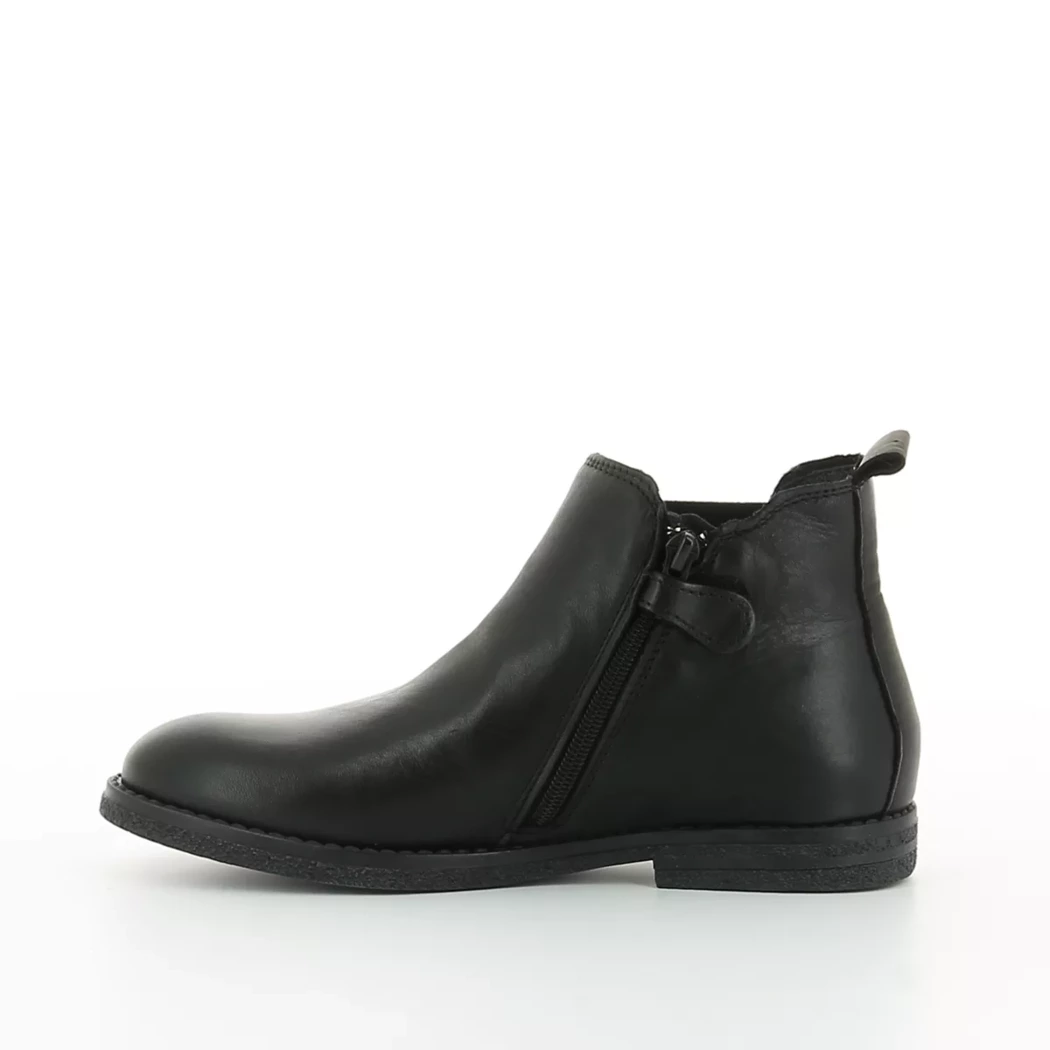 Image (4) de la chaussures Norvik - Boots Noir en Cuir