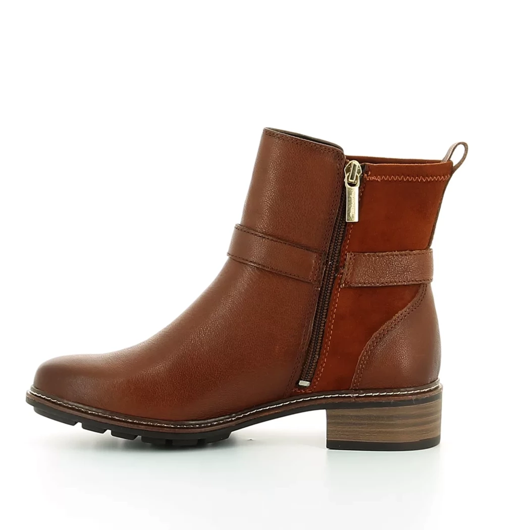 Image (4) de la chaussures Tamaris - Boots Cuir naturel / Cognac en Cuir et textile