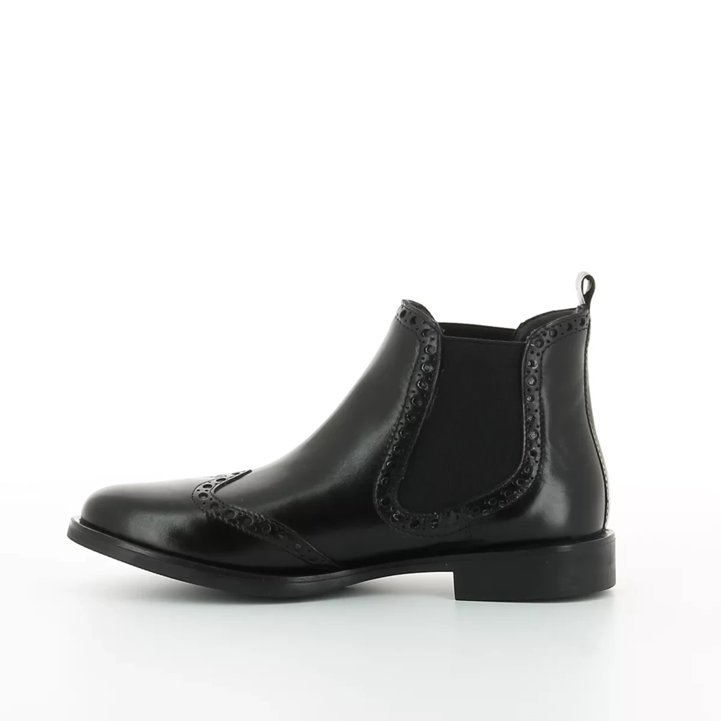 Image (4) de la chaussures Rizzoli - Boots Noir en Cuir