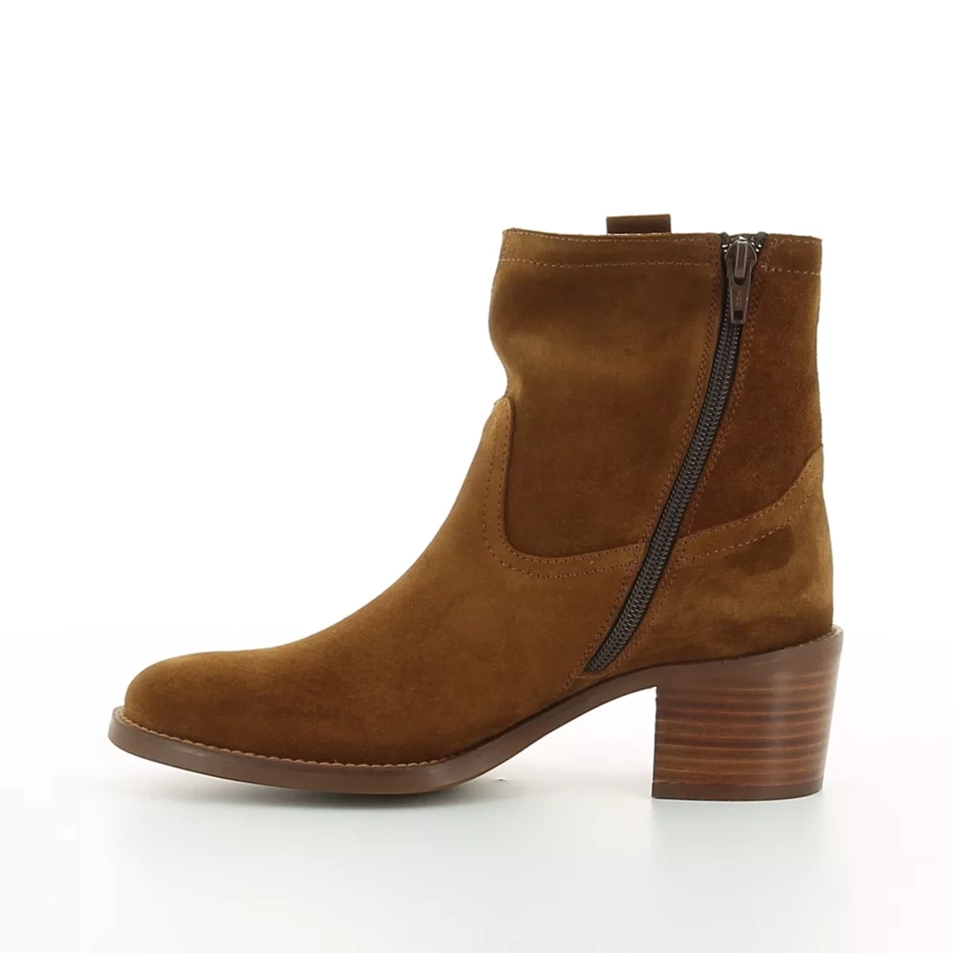 Image (4) de la chaussures Patricia Miller - Boots Cuir naturel / Cognac en Cuir nubuck