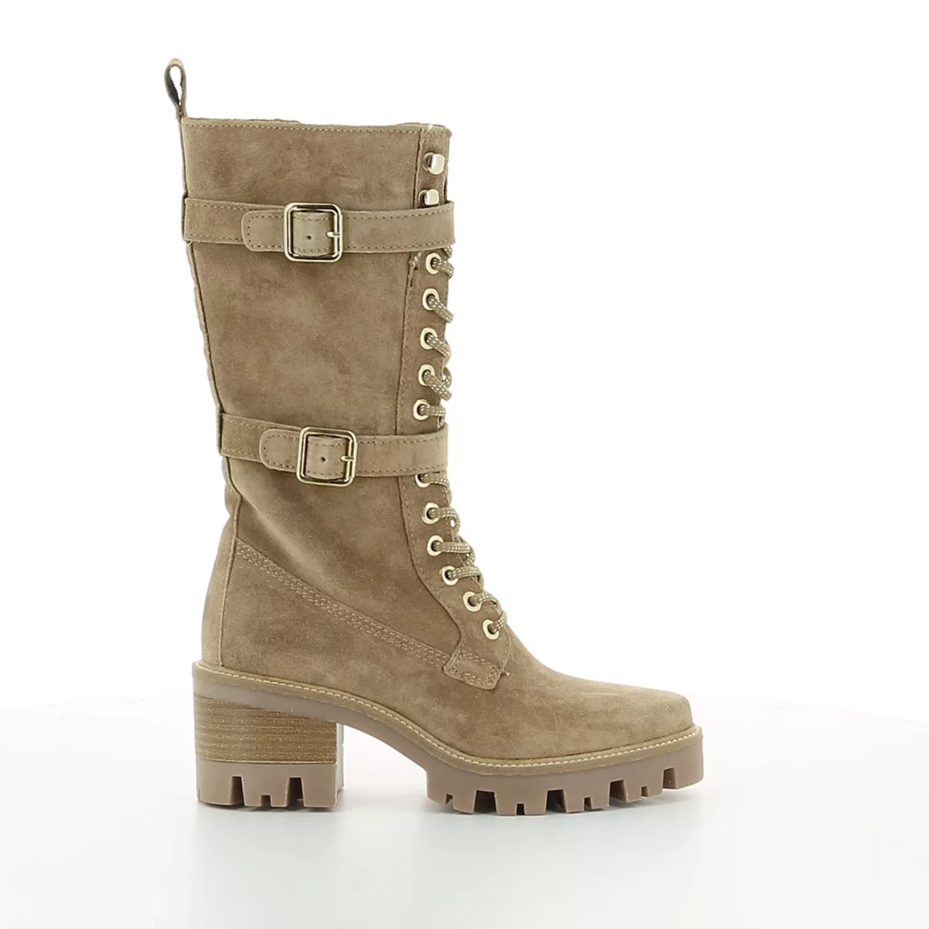 Image (2) de la chaussures Alpe - Bottines Taupe en Cuir nubuck