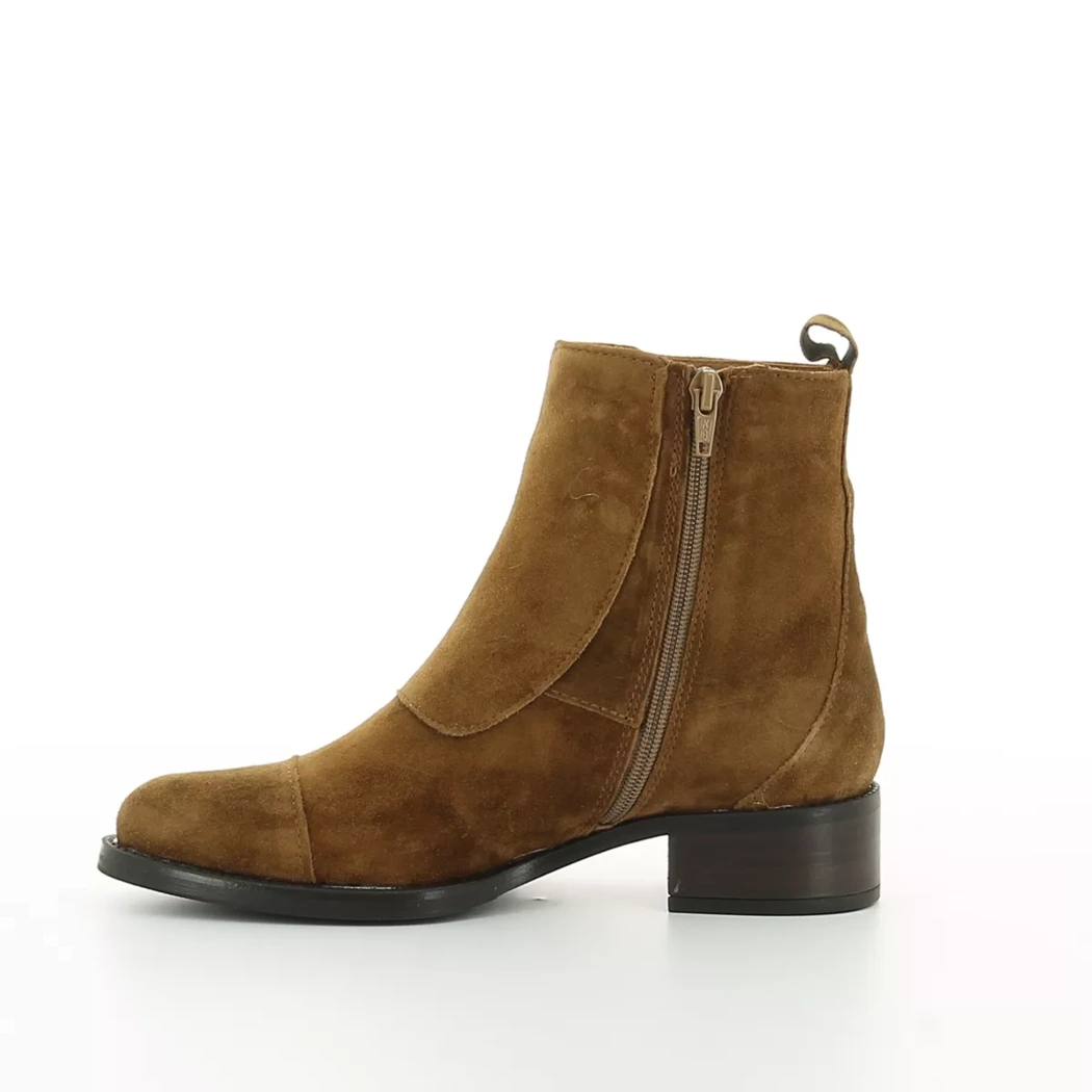 Image (4) de la chaussures Alpe - Boots Cuir naturel / Cognac en Cuir nubuck