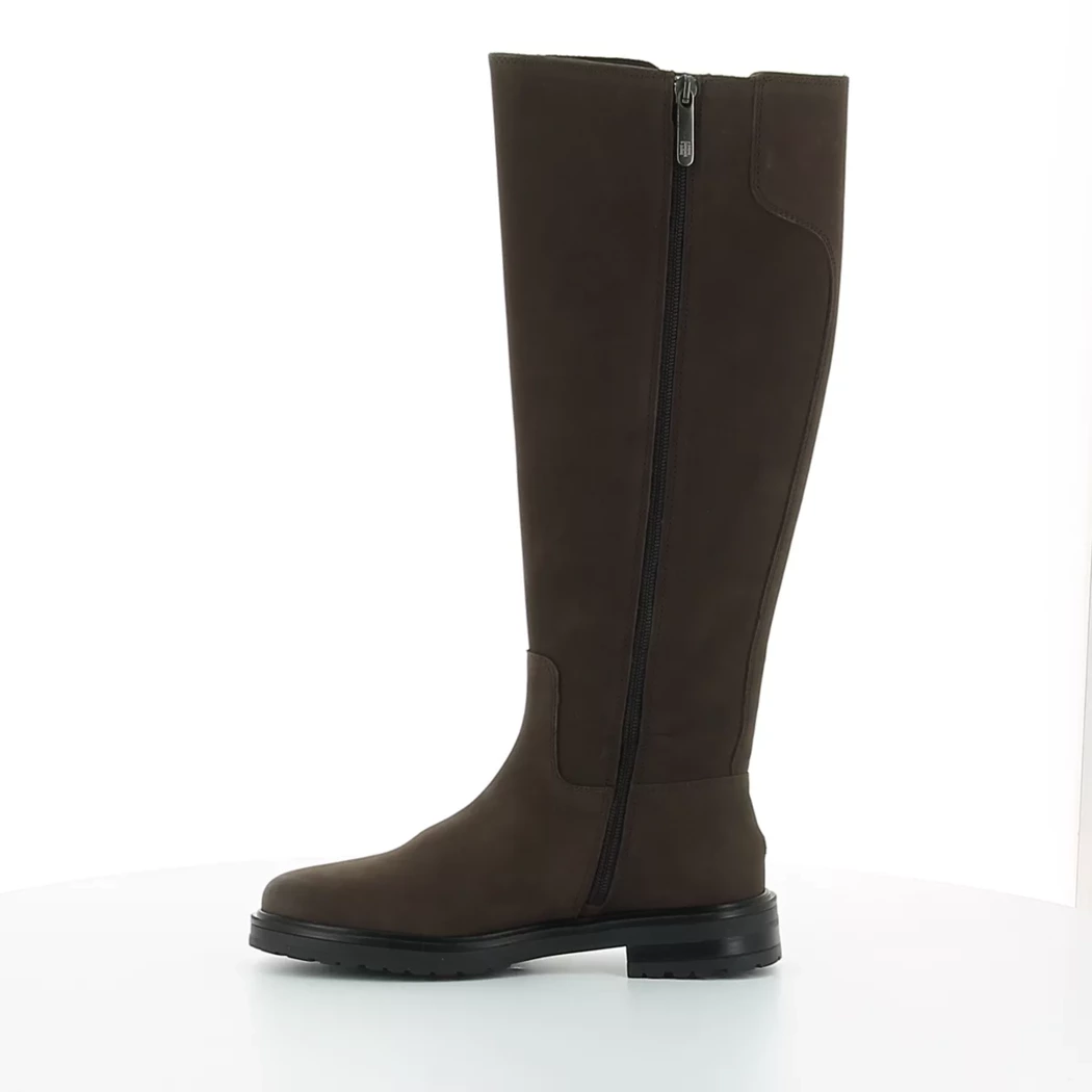 Image (4) de la chaussures Tommy Hilfiger - Bottes Marron en Cuir nubuck