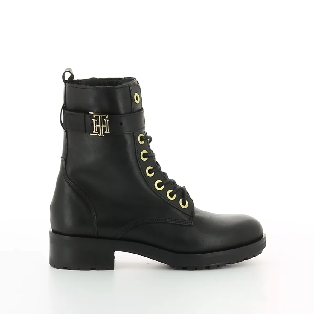 Image (2) de la chaussures Tommy Hilfiger - Bottines Noir en Cuir