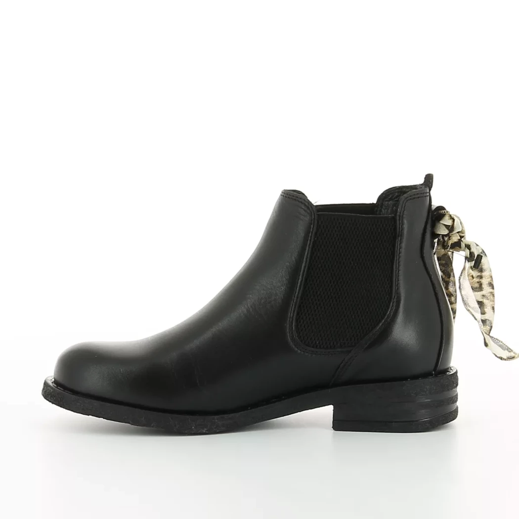 Image (4) de la chaussures Goodstep - Boots Noir en Cuir