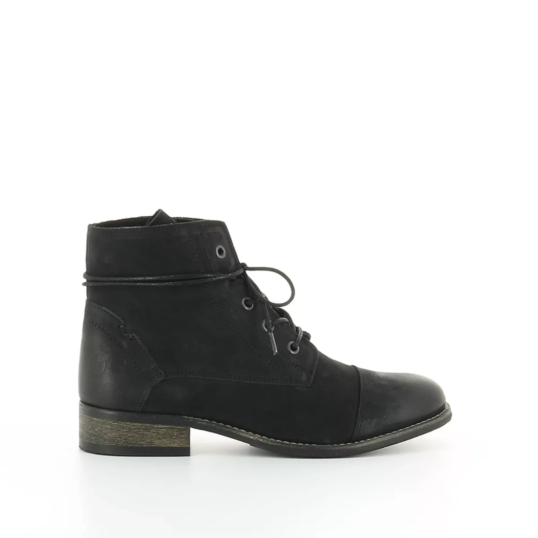 Image (2) de la chaussures PX - Bottines Noir en Cuir nubuck