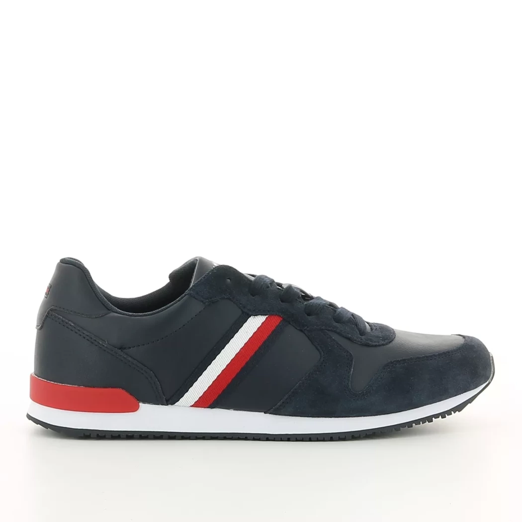 Image (2) de la chaussures Tommy Hilfiger - Baskets Bleu en Cuir