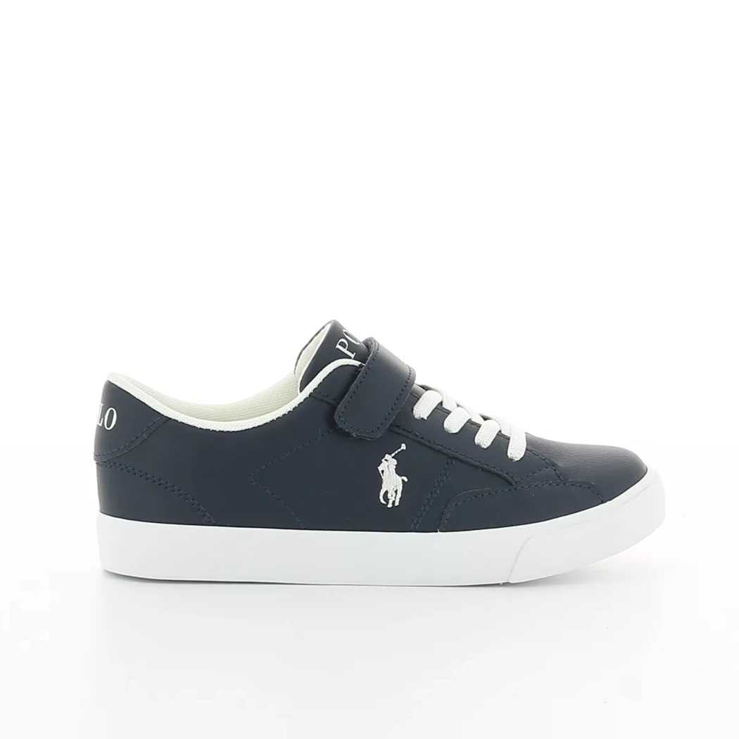 Image (2) de la chaussures Ralph Lauren - Baskets Bleu en Cuir synthétique