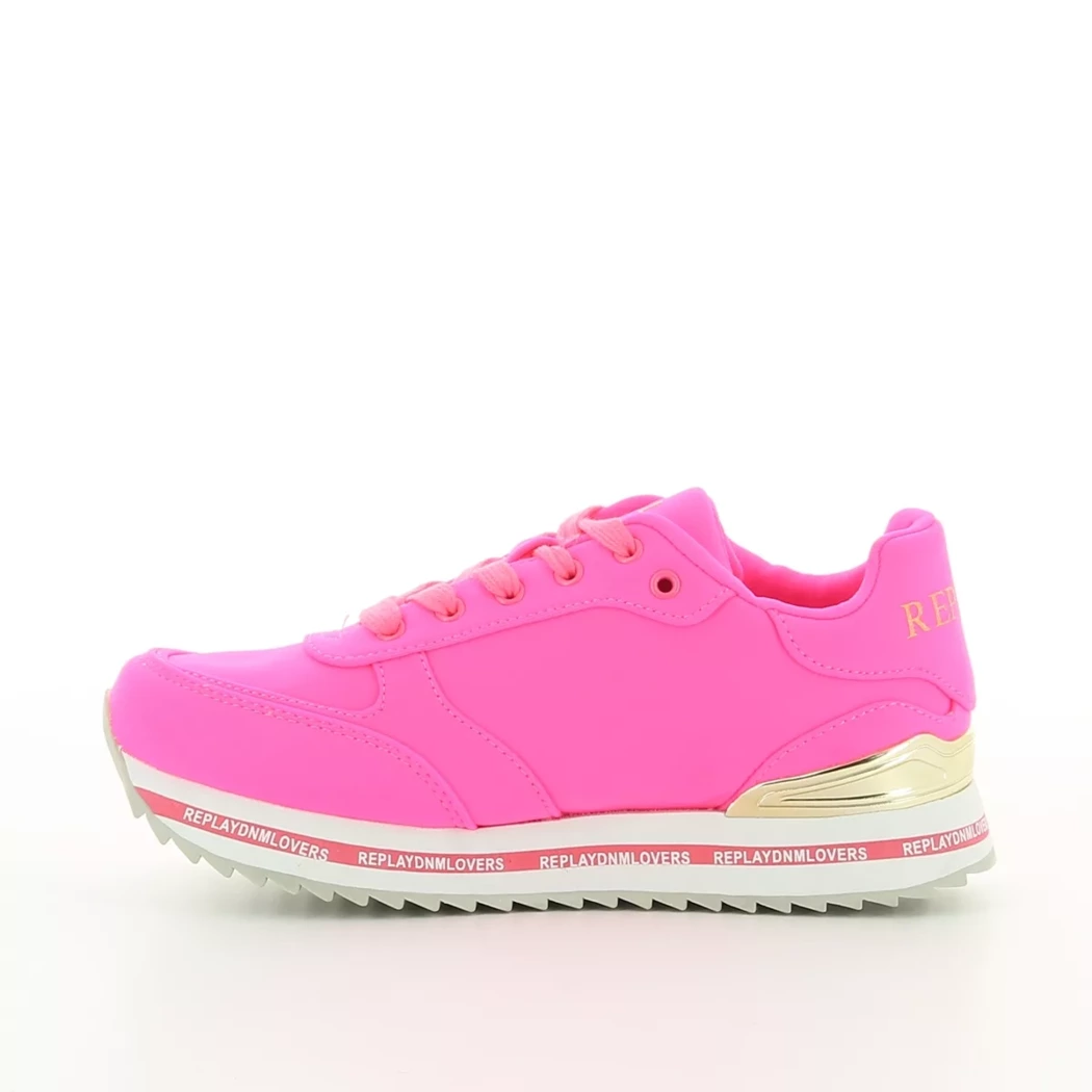 Image (4) de la chaussures Replay - Baskets Rose en Nylon