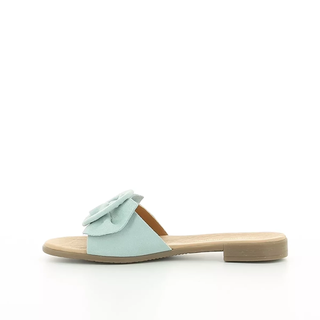 Image (4) de la chaussures Margarita Mariotti - Mules et Sabots Vert en Cuir nubuck