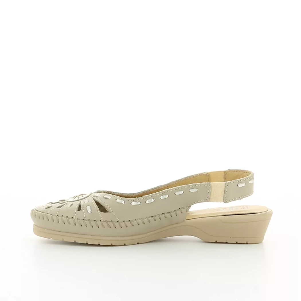 Image (4) de la chaussures Inea - Escarpins Beige en Cuir