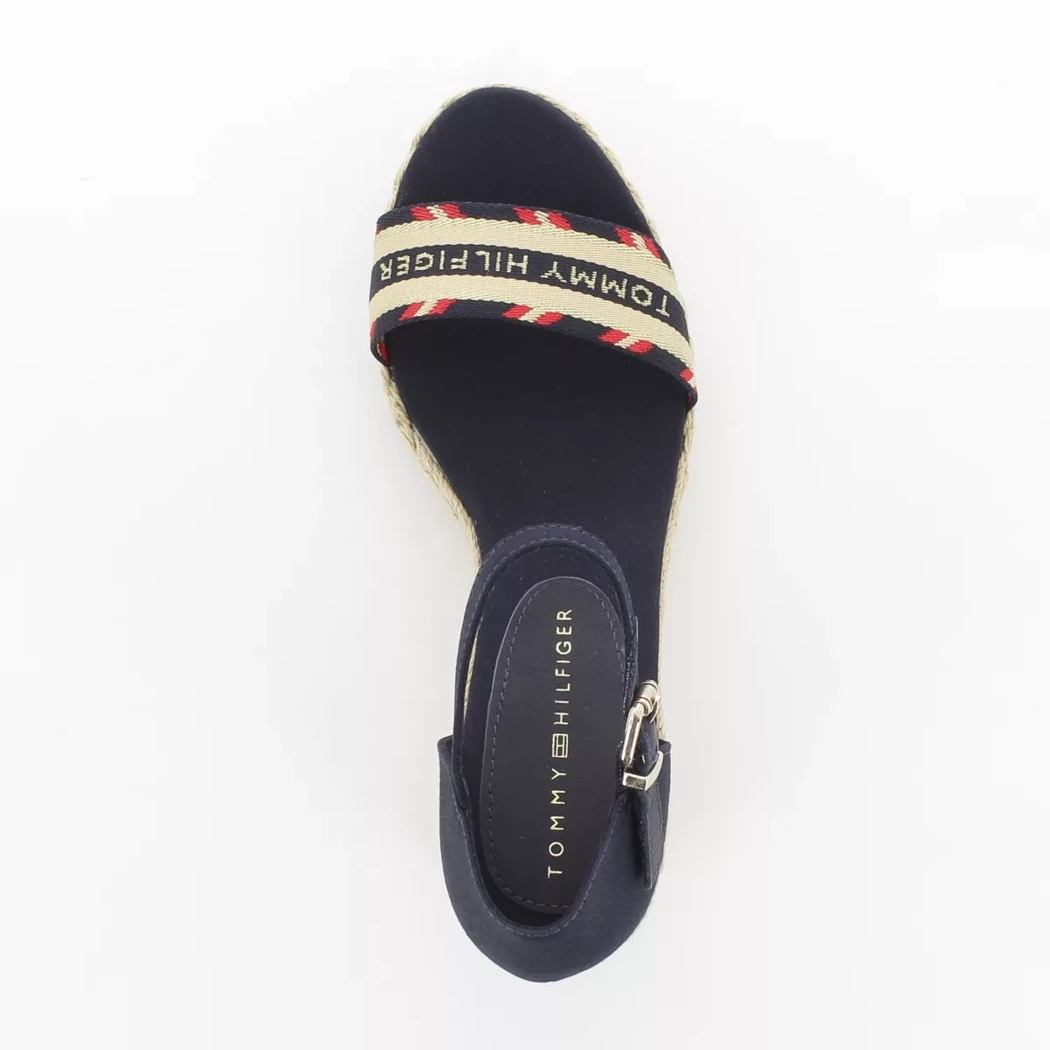 Image (6) de la chaussures Tommy Hilfiger - Sandales et Nu-Pieds Bleu en Textile