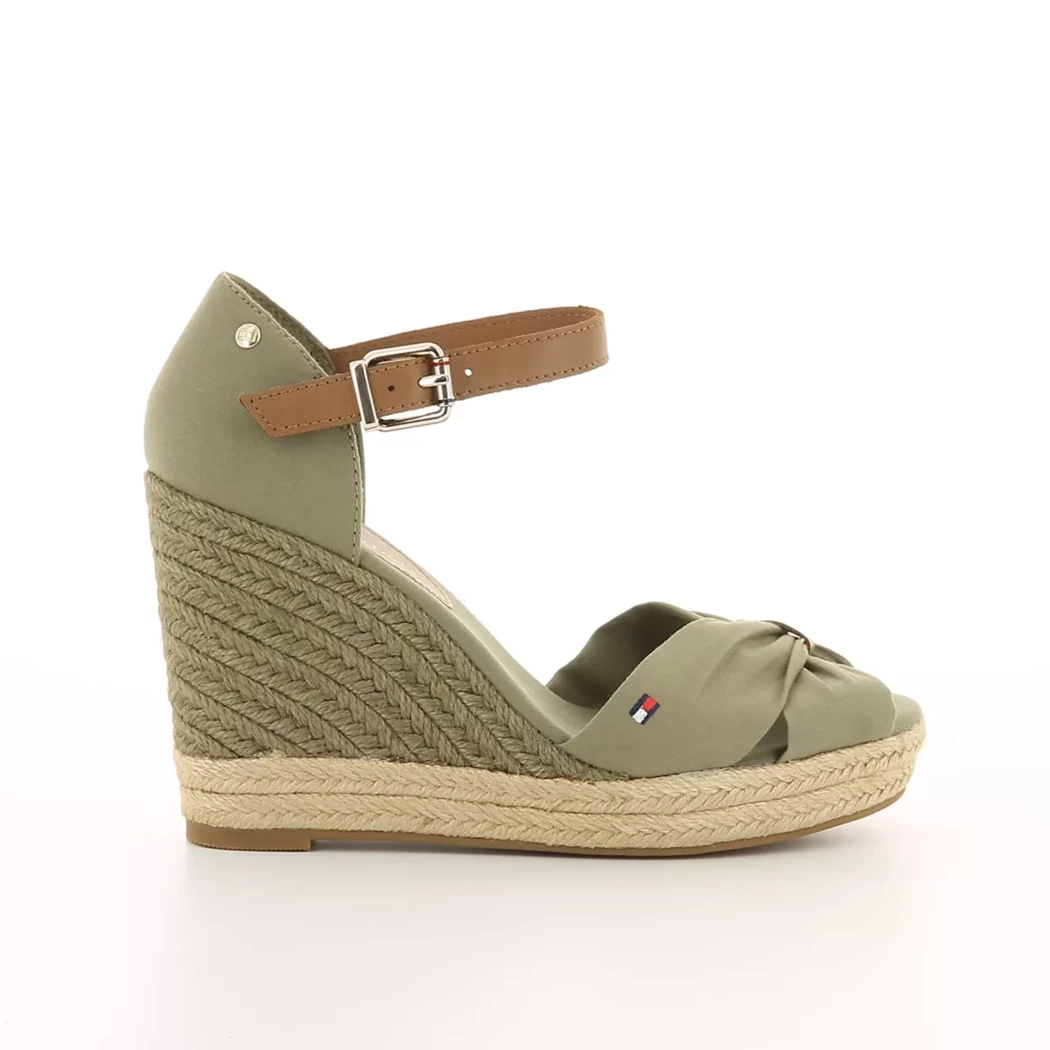 Image (2) de la chaussures Tommy Hilfiger - Sandales et Nu-Pieds Vert en Textile