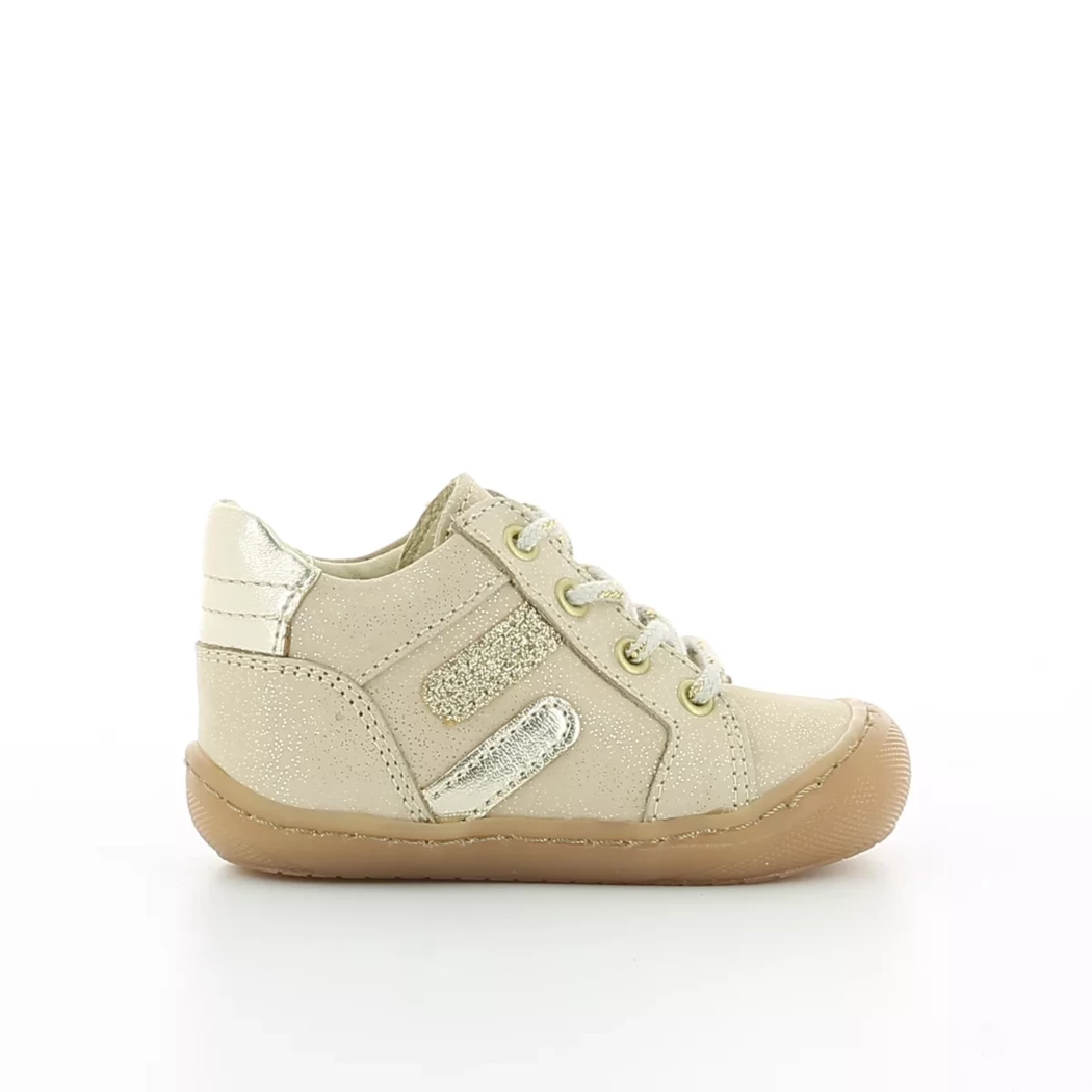 Image (2) de la chaussures Bellamy - Bottines Beige en Cuir nubuck