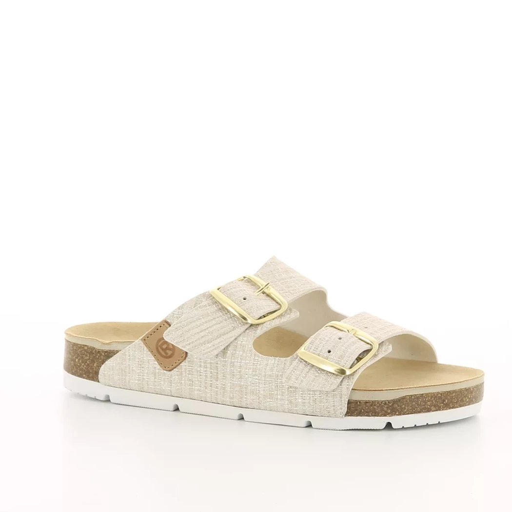 Image (1) de la chaussures Rohde - Mules et Sabots Beige en Cuir