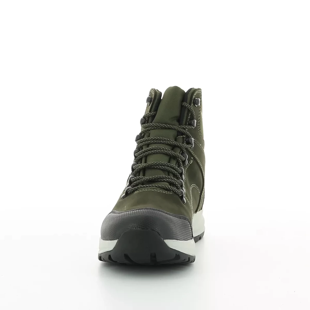 Image (5) de la chaussures Nord Trail - Bottines Vert en Cuir nubuck