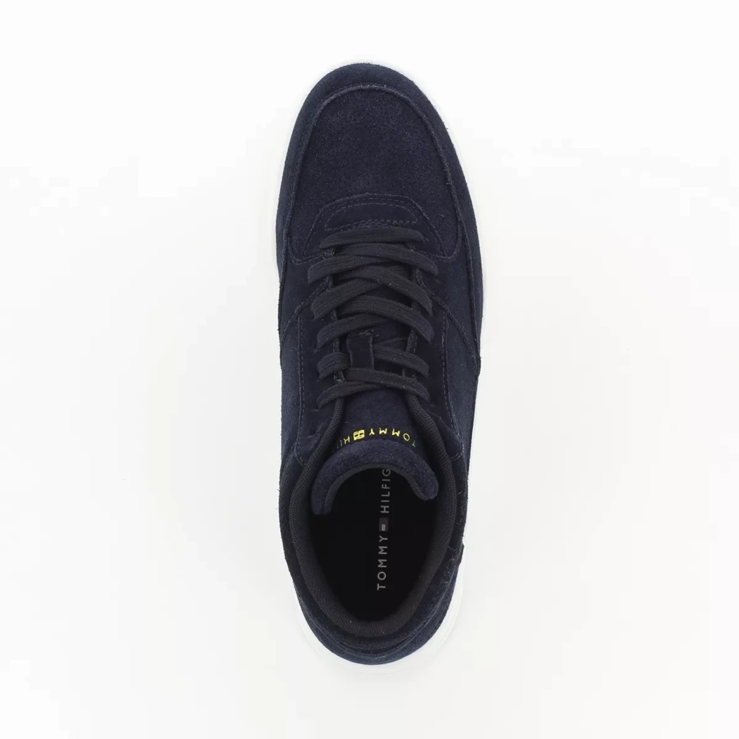 Image (6) de la chaussures Tommy Hilfiger - Baskets Bleu en Cuir nubuck