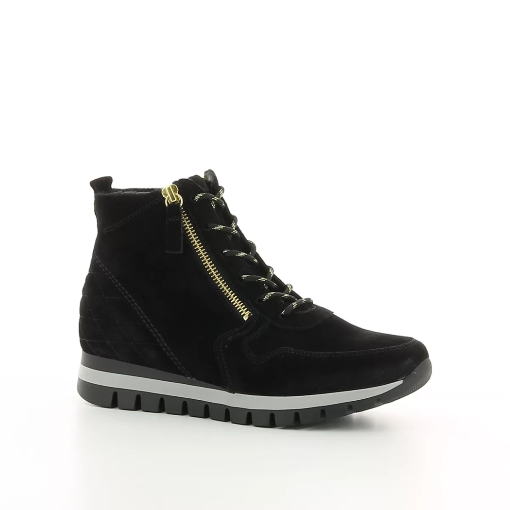 Image (1) de la chaussures Gabor - Bottines Noir en Cuir nubuck