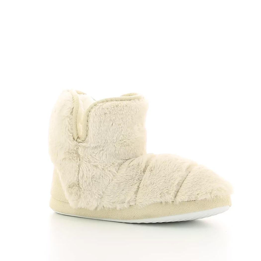 Image (1) de la chaussures BBS - Pantoufles et Chaussons Beige en Textile