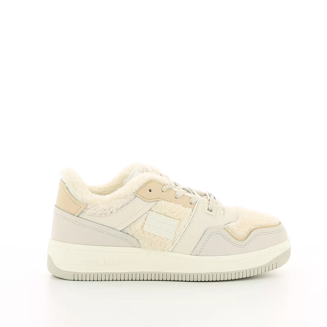 Image (2) de la chaussures Tommy Hilfiger - Baskets Beige en Cuir