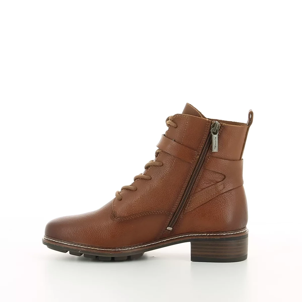 Image (4) de la chaussures Tamaris - Bottines Cuir naturel / Cognac en Cuir