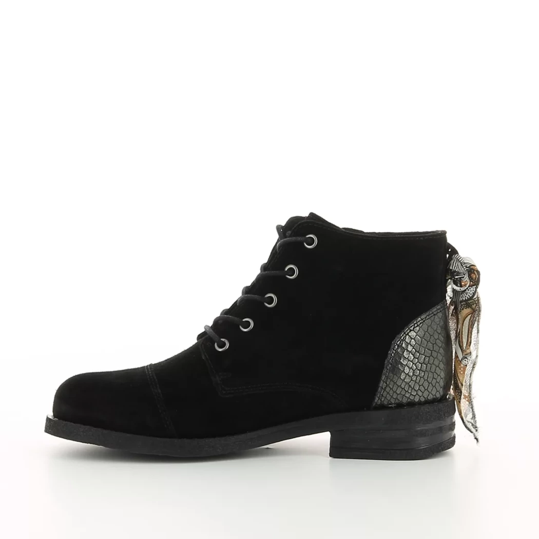 Image (4) de la chaussures Goodstep - Bottines Noir en Cuir nubuck