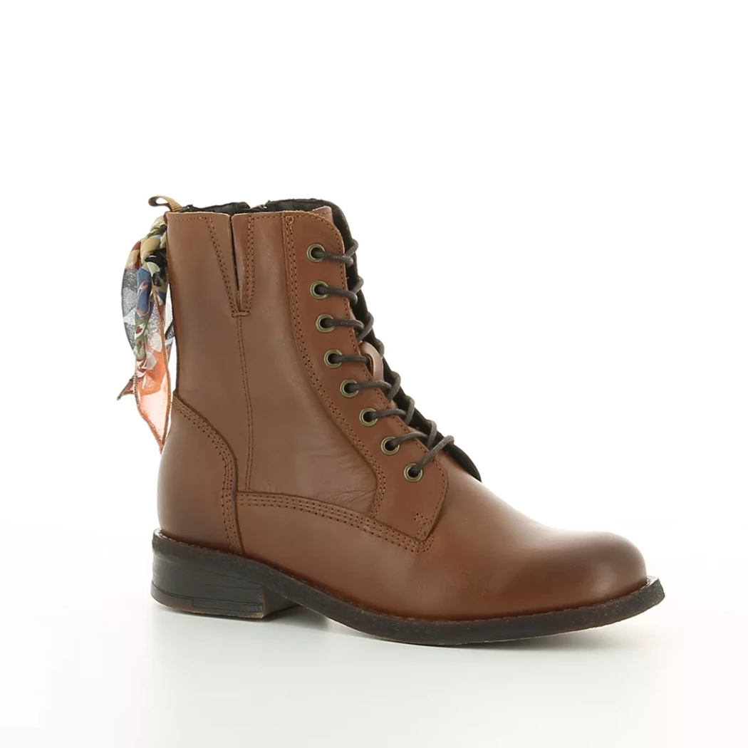 Image (1) de la chaussures Goodstep - Bottines Cuir naturel / Cognac en Cuir