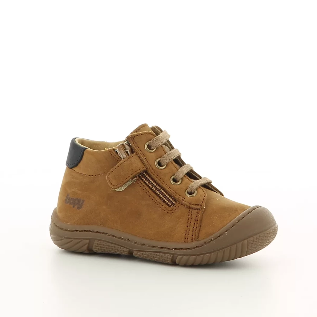 Image (1) de la chaussures Bopy - Bottines Cuir naturel / Cognac en Cuir nubuck