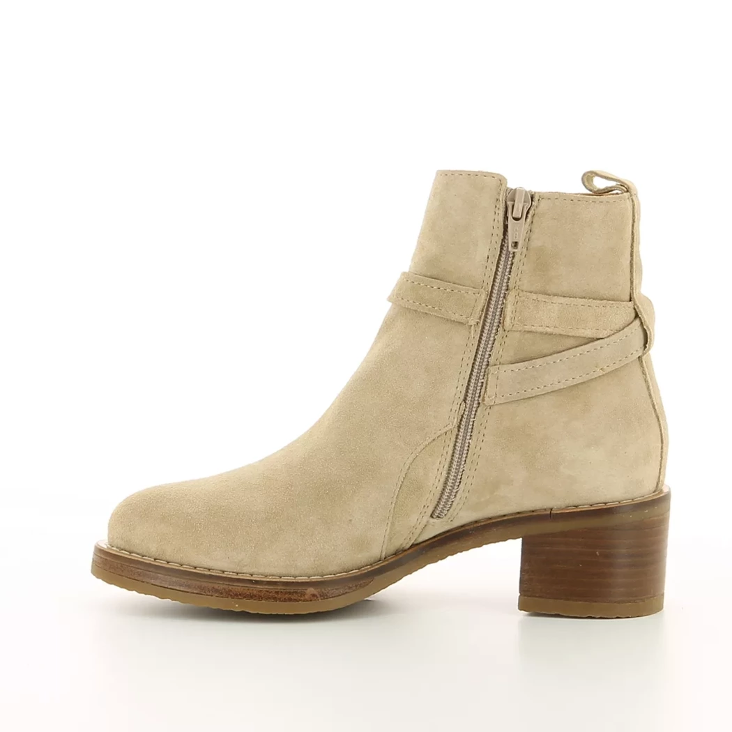 Image (4) de la chaussures Alpe - Boots Beige en Cuir nubuck