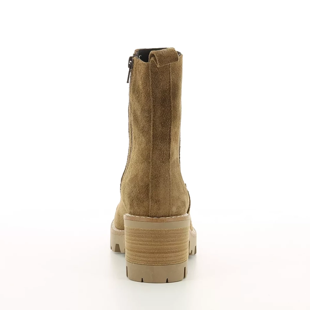 Image (3) de la chaussures Debutto Donna - Boots Taupe en Cuir nubuck