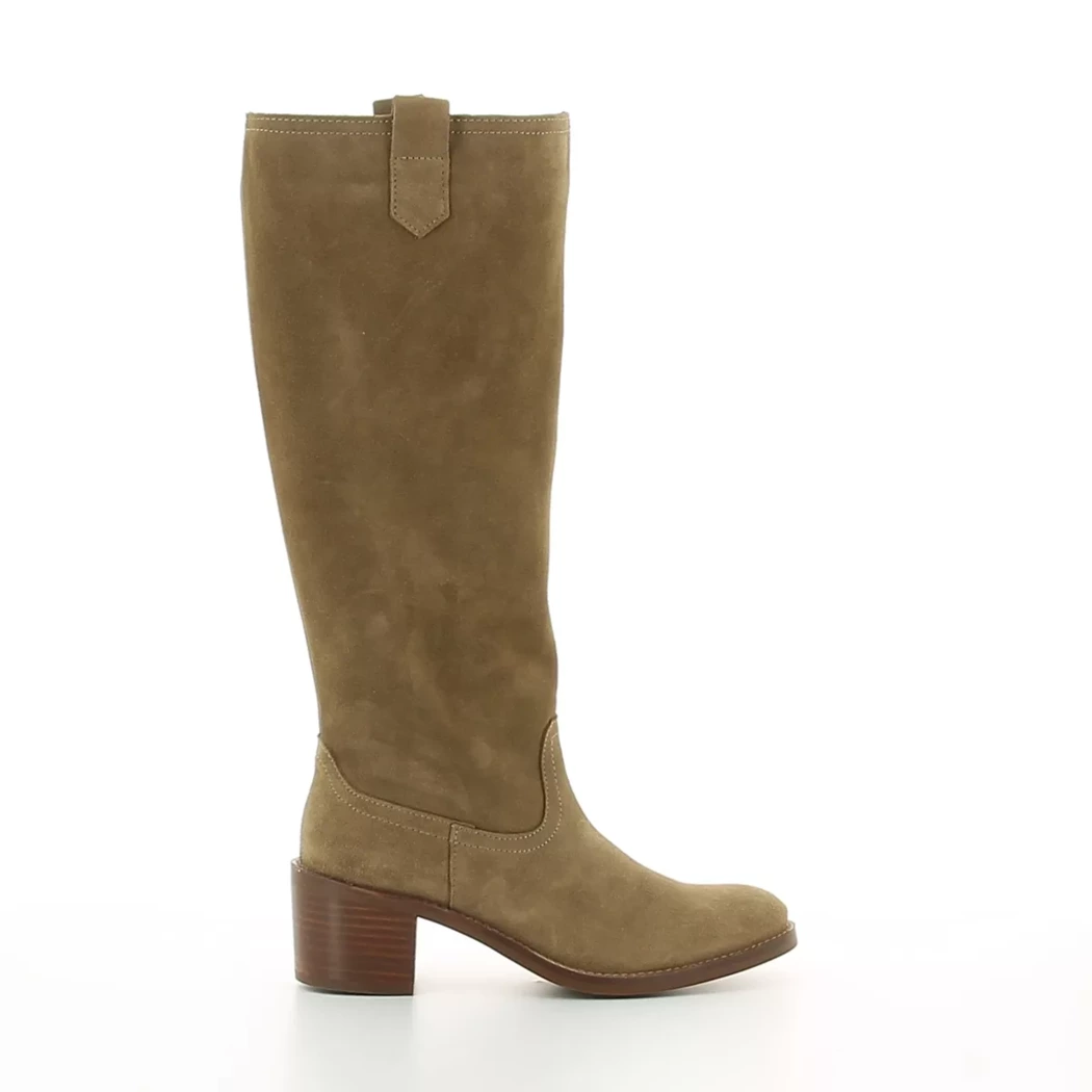 Image (2) de la chaussures Patricia Miller - Bottes Taupe en Cuir nubuck