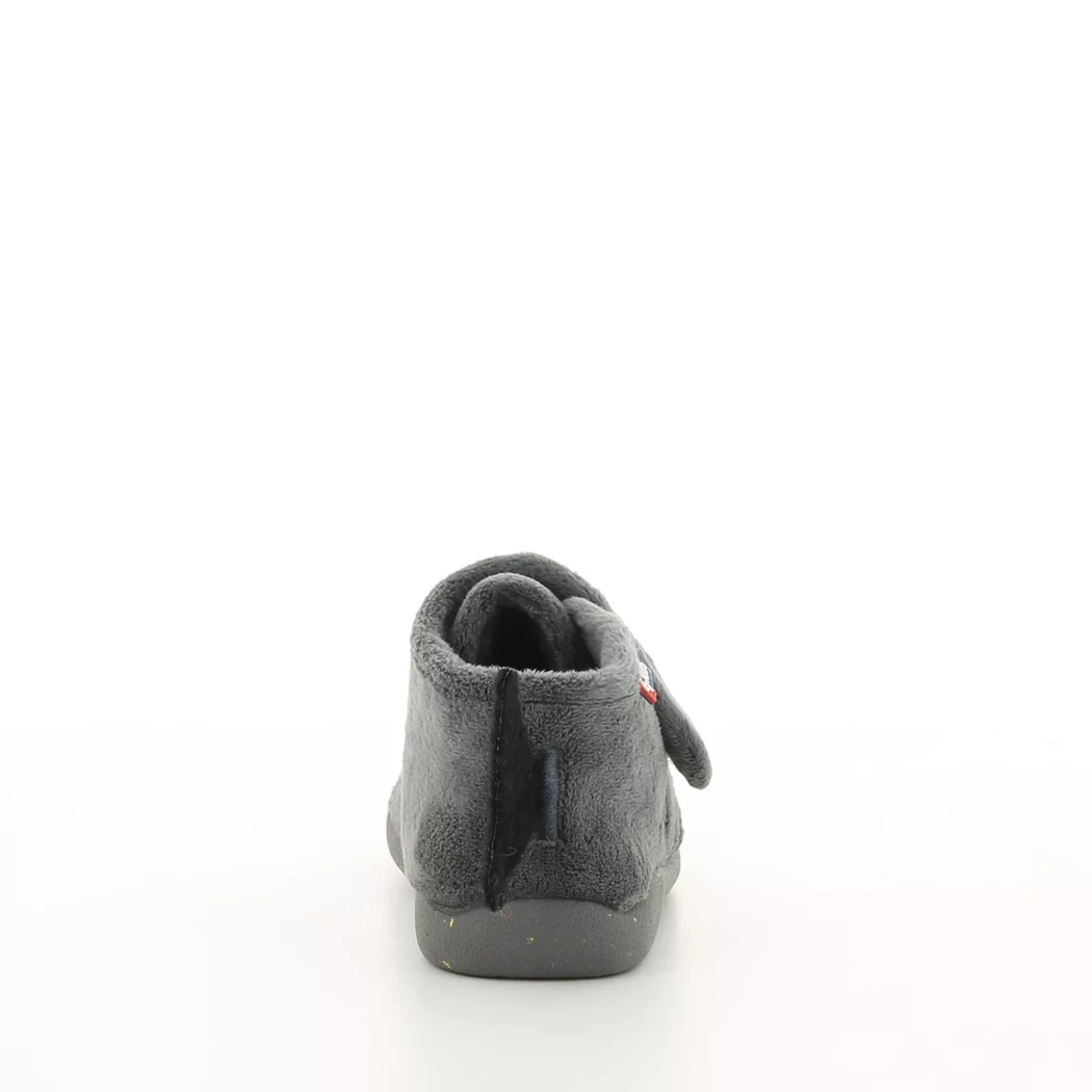 Image (3) de la chaussures Garzon - Pantoufles et Chaussons Gris en Textile