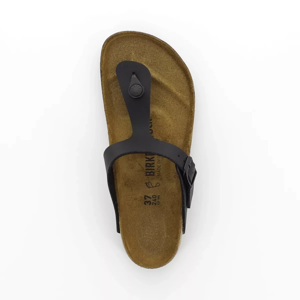 Image (6) de la chaussures Birkenstock - Mules et Sabots Noir en Cuir synthétique