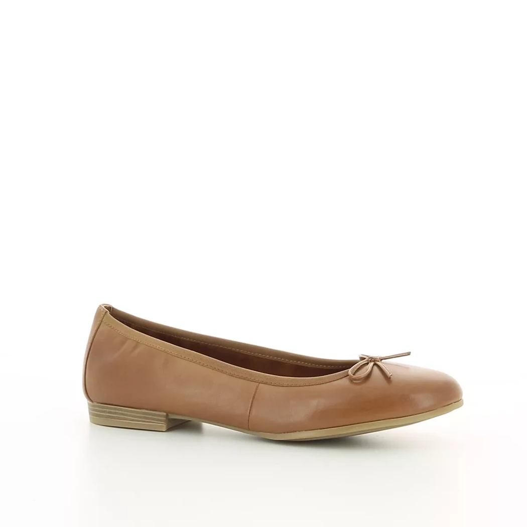 Image (1) de la chaussures Tamaris - Ballerines Cuir naturel / Cognac en Cuir