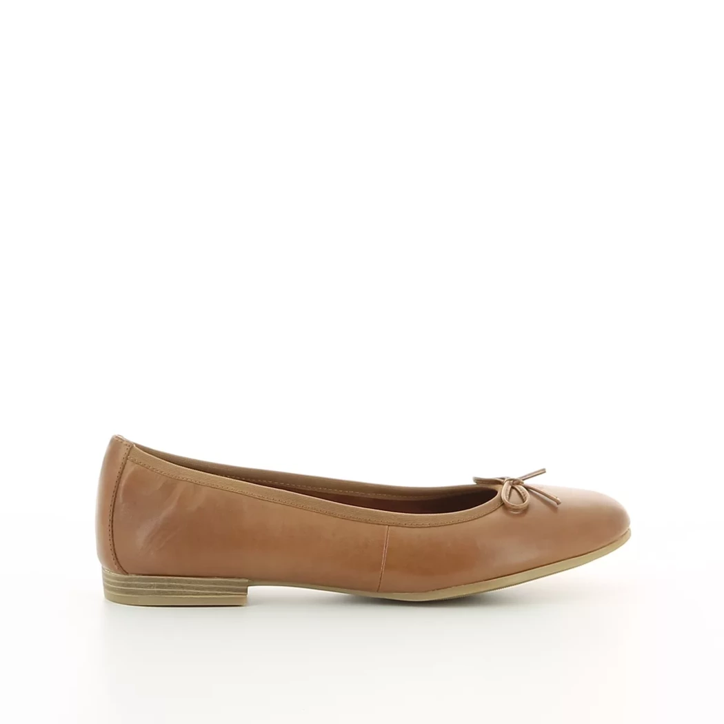 Image (2) de la chaussures Tamaris - Ballerines Cuir naturel / Cognac en Cuir