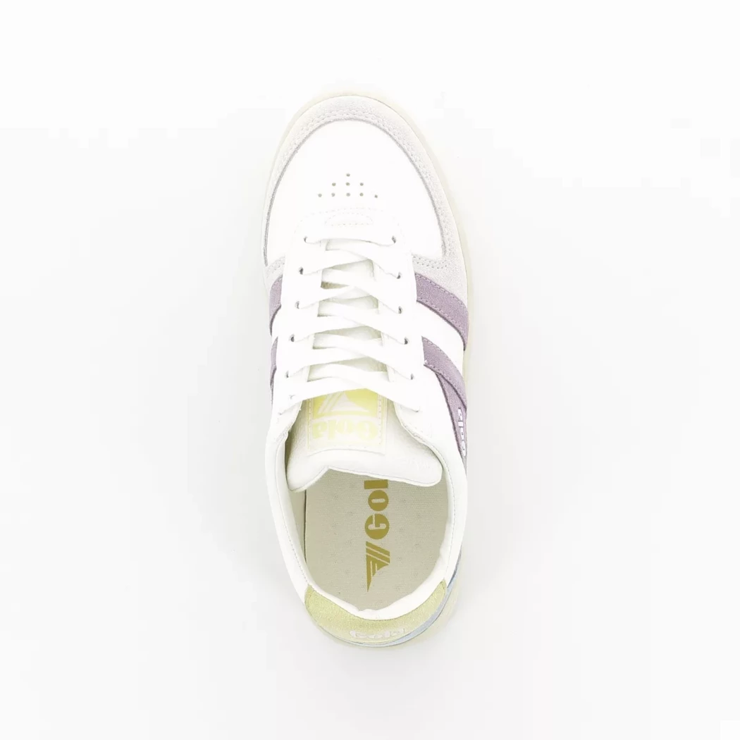 Image (6) de la chaussures Gola - Baskets Blanc en Cuir