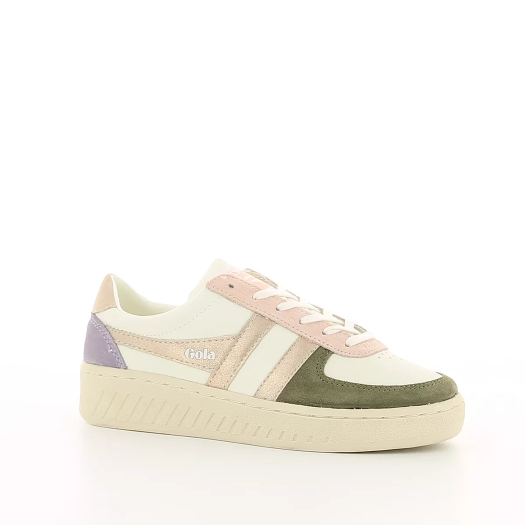 Image (1) de la chaussures Gola - Baskets Blanc en Cuir