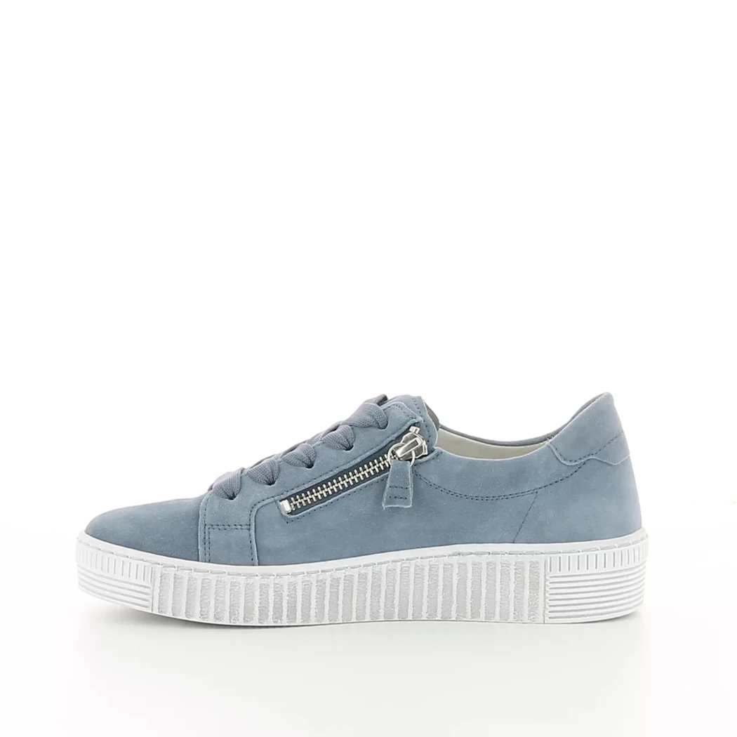 Image (4) de la chaussures Gabor - Baskets Bleu en Cuir nubuck