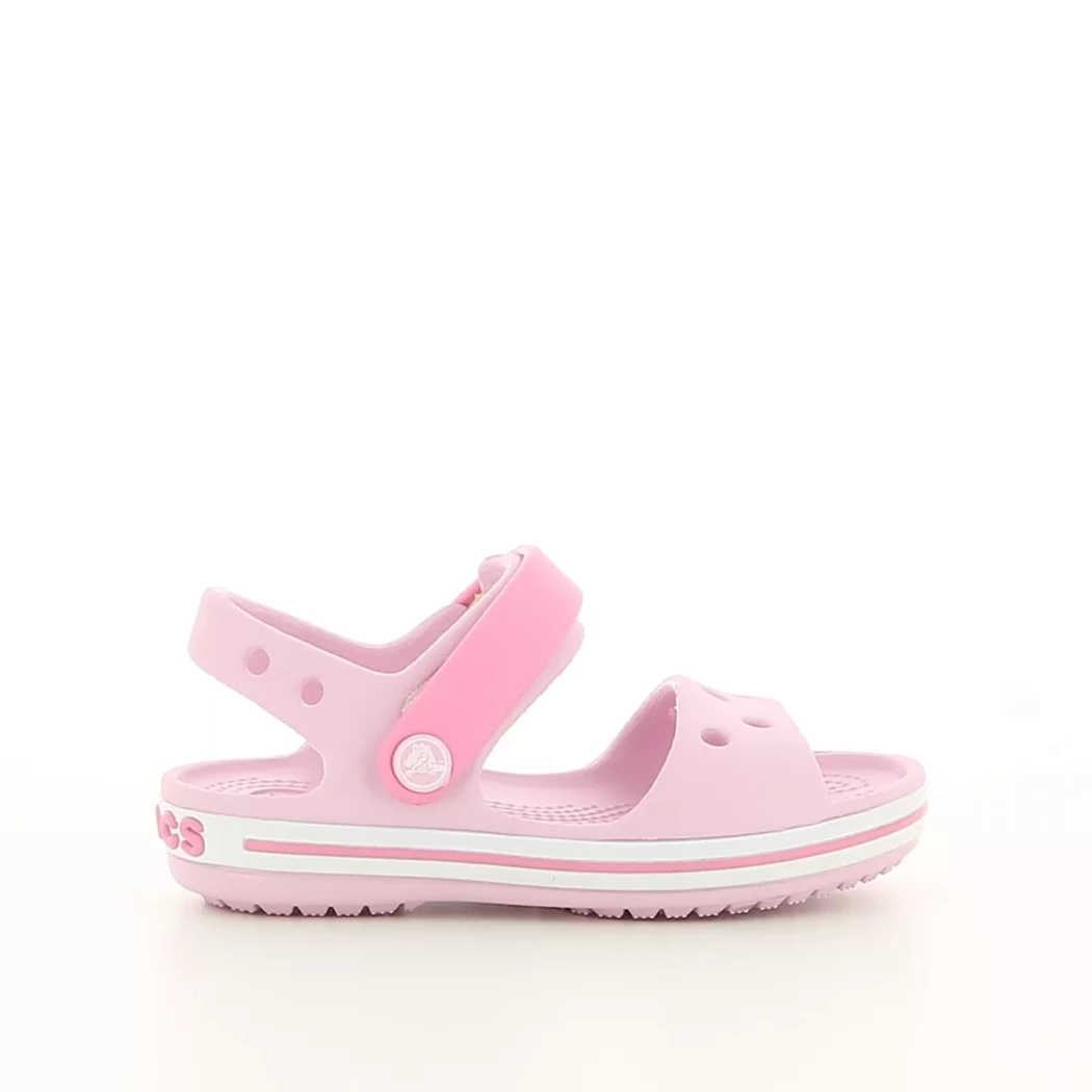 Image (2) de la chaussures Crocs - Sandales et Nu-Pieds Rose en Caoutchouc