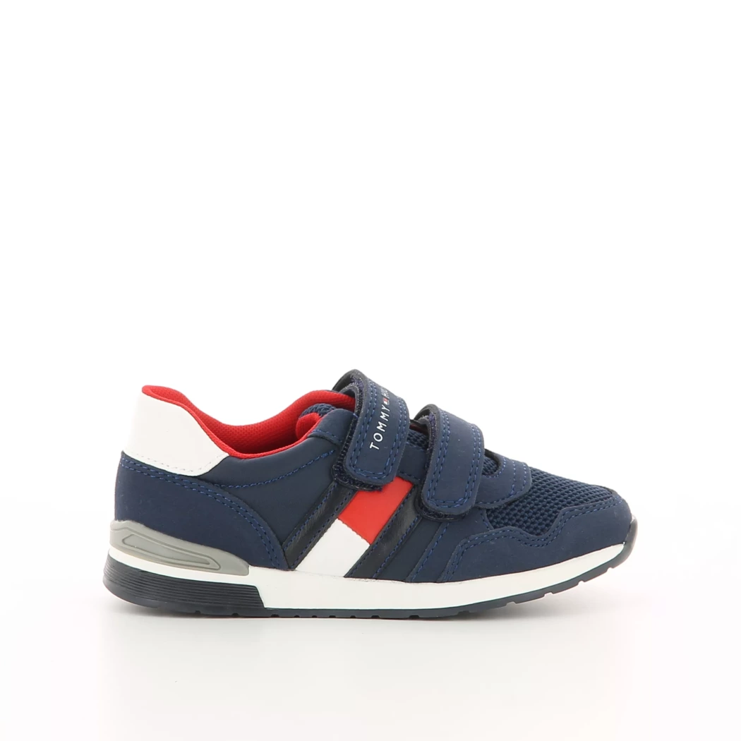 Image (2) de la chaussures Tommy Hilfiger - Baskets Bleu en Cuir synthétique